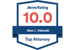 Avvo Top Attorney 10 Alex