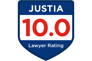 Justia 10 Lawyer Badge